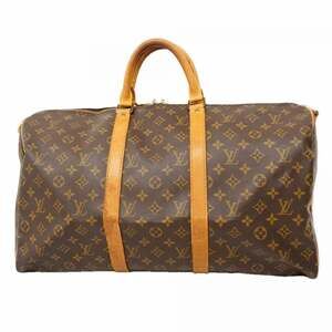 LOUIS VUITTON Authentic Brown Monogram Boston Bag